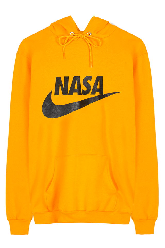 yellow nasa hoodie